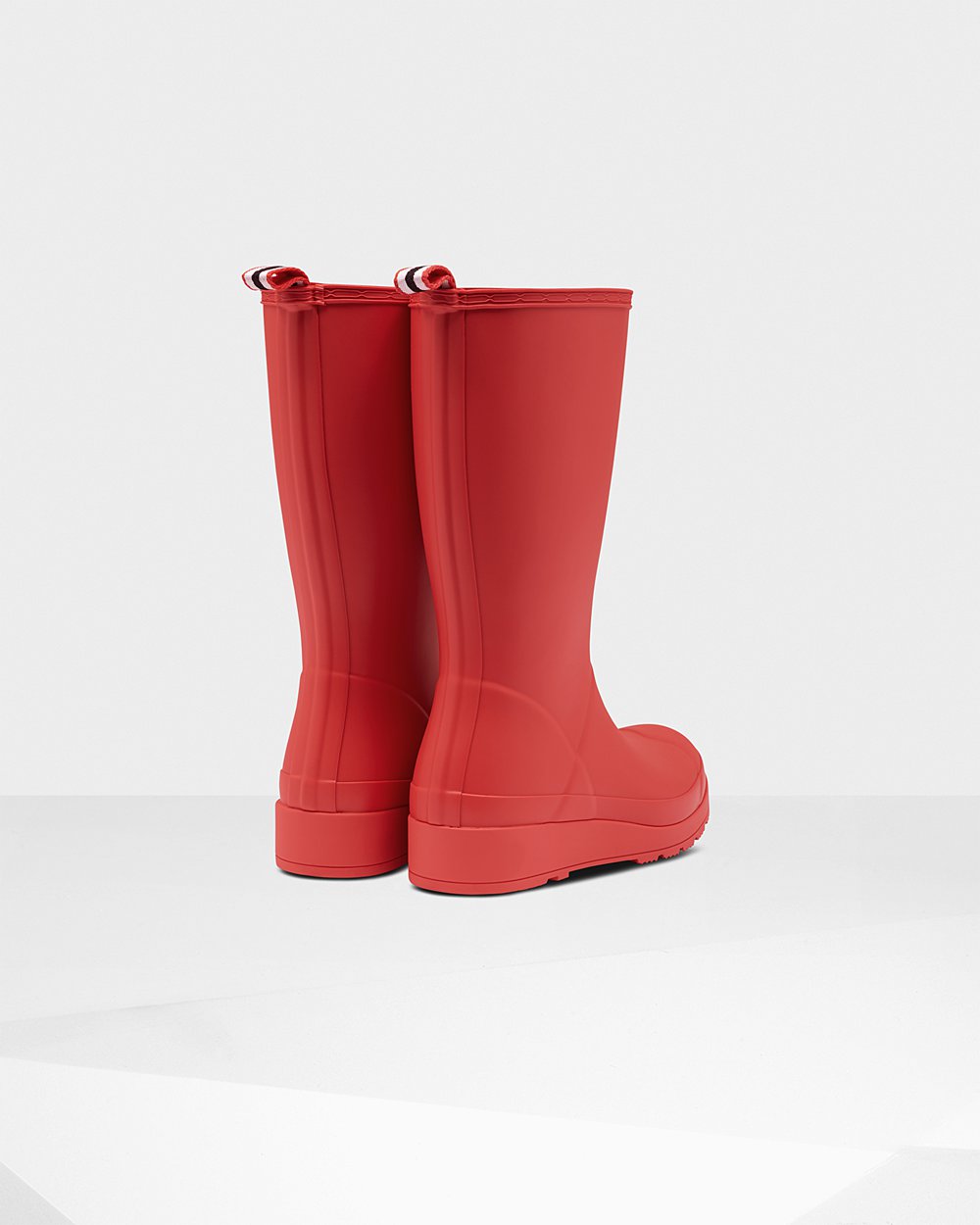 Womens Hunter Original Tall Rain - Play Boots Red - 9186-QEOGU